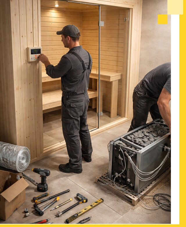 Поставка, установка и монтаж электрических саун в Гукове