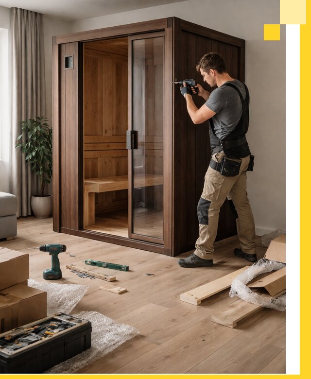 Установка и производство мини саун под ключ в Гукове