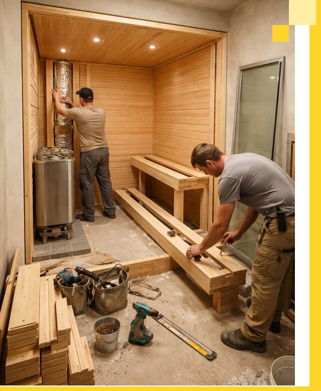 Проектирование и установка домашних саун под ключ в Гукове