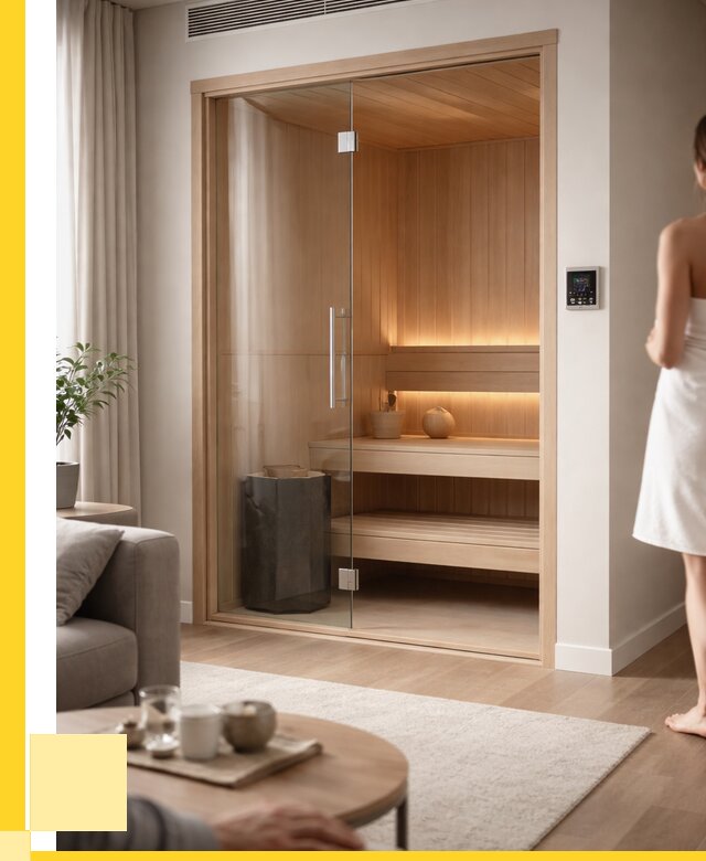 Сауна в квартире под ключ в Гукове от 123192 р. ЭриданГкв