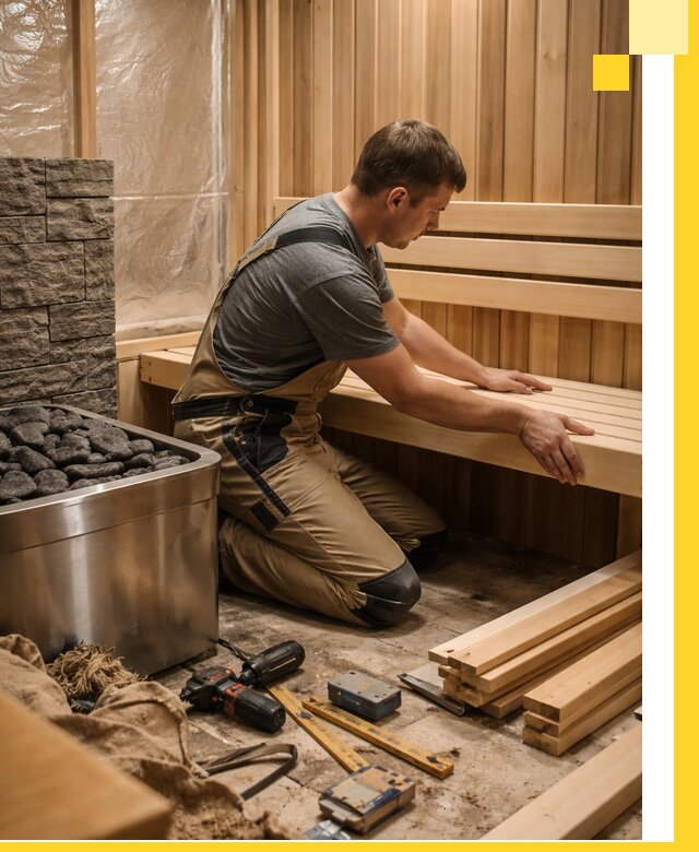 Сауны для дома под ключ с проектированием и монтажом в Гукове