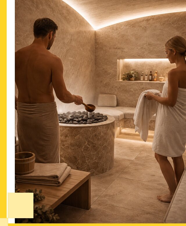 Сауны с хамамом в Гукове от 359310 р. – проекты и монтаж | ЭриданГкв