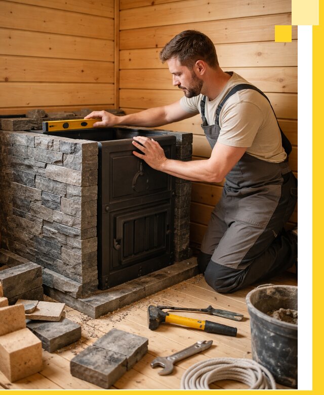 Производство и установка печей для саун под ключ в Гукове