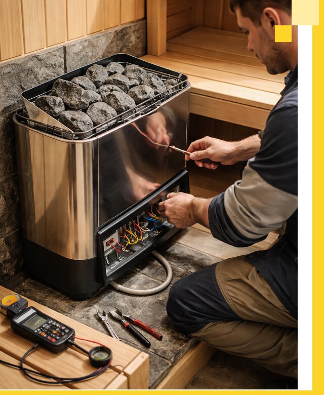 Продажа и установка электрокаменок для саун в Гукове