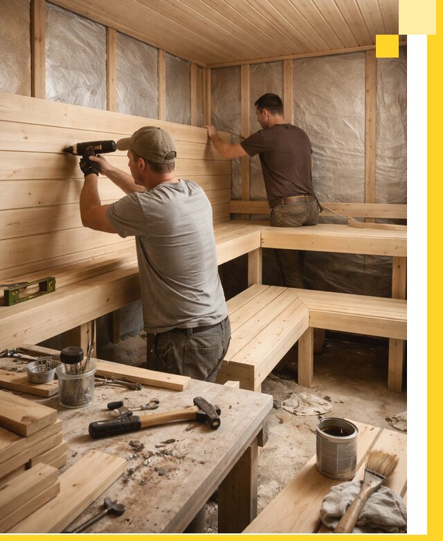 Профессиональная отделка бань и саун под ключ в Гукове