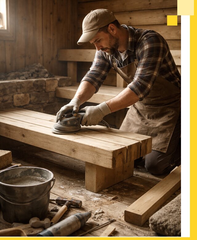 Ремонт бань под ключ в Гукове с гарантией качества и сроков