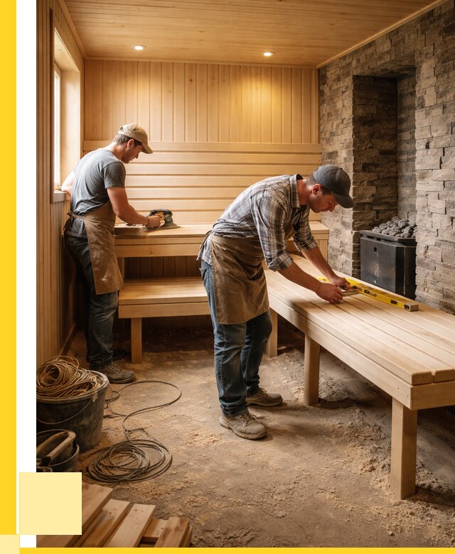 Отделка бани в Гукове: внутренняя отделка от 3080 р. | ЭриданГкв