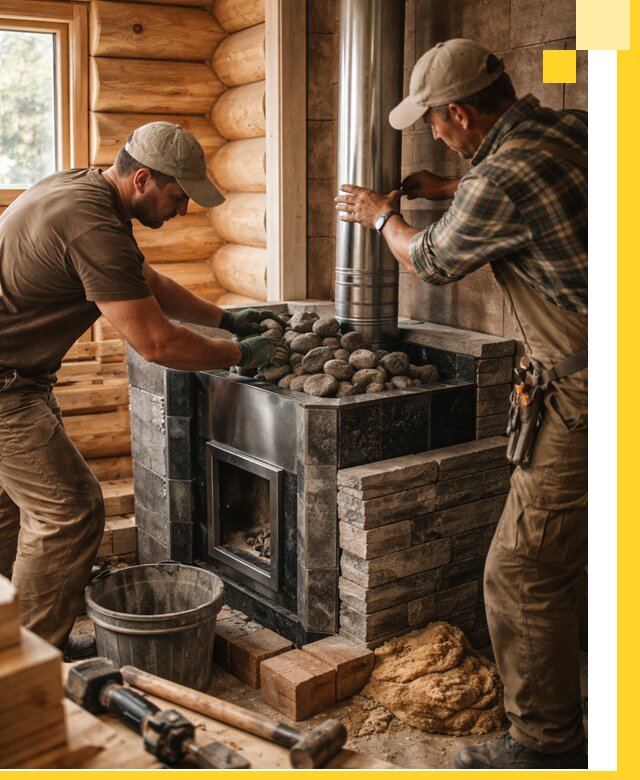 Строительство и отделка русских бань под ключ в Гукове