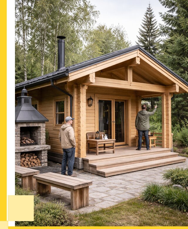 Деревянные бани под ключ в Гукове от 461970 р. | ЭриданГкв