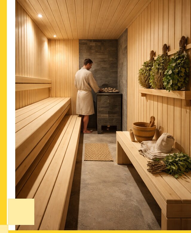 Отделка парной под ключ в Гукове от 359310 р. | ЭриданГкв