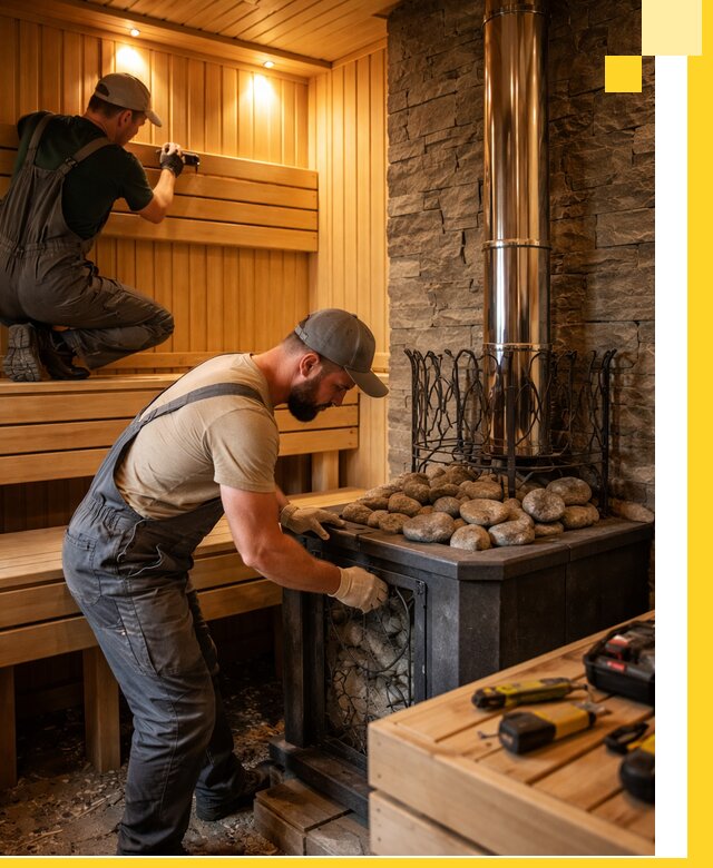 Комплексный дизайн бань, саун и зон отдыха в Гукове