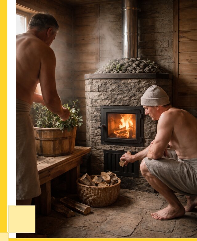 Банные печи под ключ в Гукове от 46197 р. | ЭриданГкв кирпичная