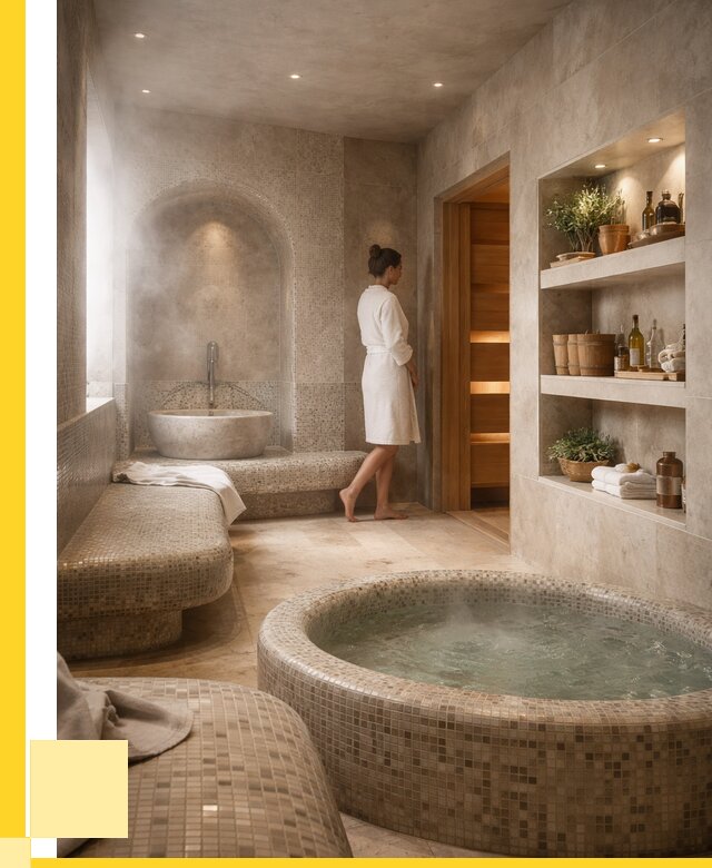 Строительство бани с хамамом в Гукове от 769950 р. | ЭриданГкв