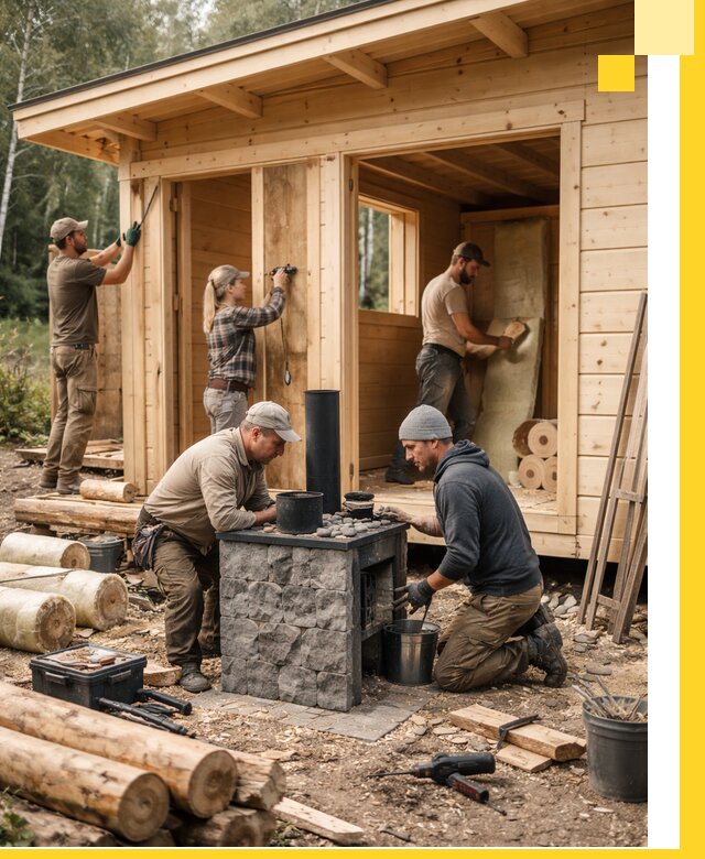 Купить баню под ключ в Гукове строительство монтаж отделка