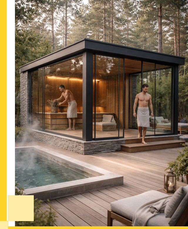 Стеклянные бани и двери в Гукове от 461970 р. | ЭриданГкв