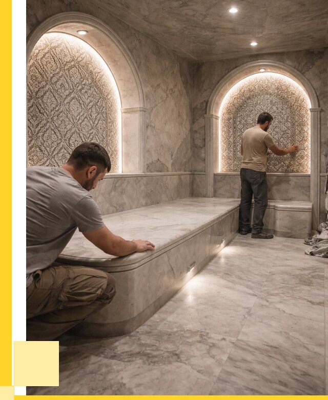 Турецкие бани под ключ в Гукове от 256650 р. | ЭриданГкв