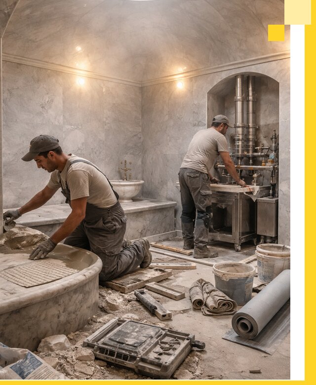 Строительство турецких бань хаммам под ключ в Гукове