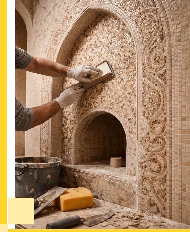 Мозаика для хамама в Гукове под ключ от 5133 р. | ЭриданГкв