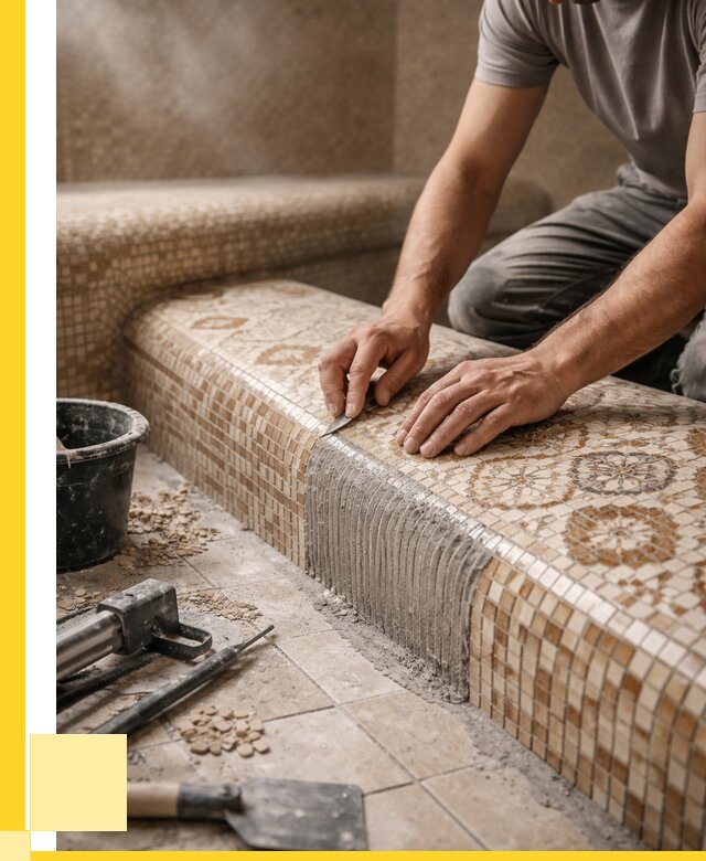 Плитка для хамама под ключ в Гукове от 3593 р. | ЭриданГкв