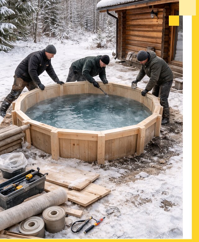 Изготовление и установка ледяных купелей под ключ в Гукове